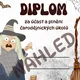 VÝZDOBA ČARODĚJNICE - girlanda, obrázky, diplom 3