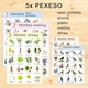 5x PEXESO - stromy, ptáčci, rostliny, Afrika a lesní zvířátka 2
