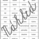 Vyjmenovaná slova B L M — synonyma, BINGO 3