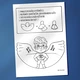 Den otců - super táta (strejda, děda), skládačka a omalovánka v jednom 3