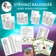 Stříhací kalendář - Hurá, budou prázdniny! 3