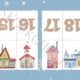 Adventní kalendář - Zasněžená vánoční vesnička 3