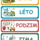 Kalendář - roční období, měsíce, dny a datum 8