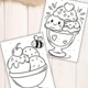 🍦 Letní omalovánky – Nanuky a zmrzliny🍦 4