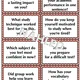 Rapid Fire Questions - School Year Reflection (C1) 2