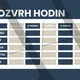 Rozvrhy hodin pro děti - mořský svět  3