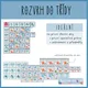 Rozvrh do třídy, záložky a rozvrhy pro žáky - Mořský svět 2