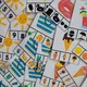  LÉTO, PRÁZDINY - kolíčkové aktivity - 6 druhů, 54 karet  4