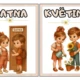 TŘÍDNÍ SLUŽBY - neutrální - přehledné kartičky pro každý den 2