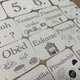 Rozvrh hodin - černobílá výzdoba 4