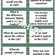 Rapid Fire Questions - English Speaking Countries (B1) 2