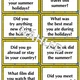 Rapid Fire Questions - Summer Holiday - Past (B2) 2