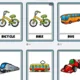 Flashcards - dopravní prostředky - transportion 2