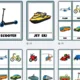 Flashcards - dopravní prostředky - transportion 3