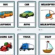 Flashcards - dopravní prostředky - transportion 4