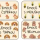 Emoce - karty, zvířátka 2