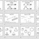 Plakáty do matematiky - 2. třída - černobílá výzdoba 2