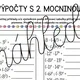 DRUHÁ MOCNINA - výpočty, pracovní listy, sčítací pyramidy, polské kříže 5