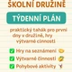 📌První týden v družině - týdenní plán  2