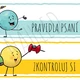 Pravidla psaní  2