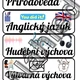 Nástěnka do třídy (předměty ,dny) 3