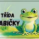 Informační tabulky k vyzdobení třídy-Žabičky 2