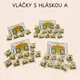 Hlásky s vláčky - běhací kooperace žáků, písmena M, A, L, E, S 5