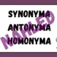 SYNONYMA, ANTONYMA, HOMONYMA - téma VESMÍR 5