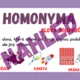 SYNONYMA, ANTONYMA, HOMONYMA - téma VESMÍR 2