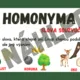 SYNONYMA, ANTONYMA, HOMONYMA - téma LES 3