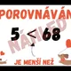 MATEMATICKÉ OPERACE - téma JEZEVČÍK 2