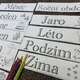 Kalendář do třídy - černobílý 3