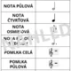 HUDEBNÍ NÁZVOSLOVÍ - přiřazování 2