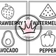 FRUITS & VEGETABLES - Demonstrační karty 3