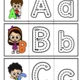 Abeceda - puzzle, obtahování písmen - děti 2