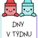 Dny v týdnu - pastelky 3
