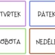 Dny v týdnu - pastelky 8