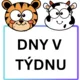 Dny v týdnu - zvířata 3
