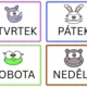 Dny v týdnu - zvířata 7