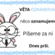 Druhy vět - plakáty, hlasovací karty - zvířata 4