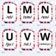 Výzdoba učebny AJ - abeceda s fonetickým přepisem 2