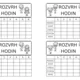Rozvrh hodin - děti 9