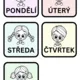 Rozvrh hodin pastelový - děti 8