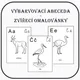 Vybarvovací abeceda – zvířecí omalovánky 2
