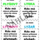 Sada - Vyjmenovaná slova po L 6