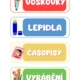 ORGANIZAČNÍ CEDULKY / štítky - ŠKOLNÍ DRUŽINA 3