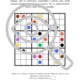 Lentilkové sudoku bez čísel - hra s hledáním kódu 4