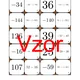 Domino - Odčítání celých čísel | matematika 2