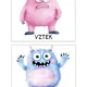 Emoční kartičky - Monsters 2