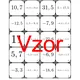 Domino - Sčítání a odčítání kladných a záporných desetinných čísel | matematika 4
